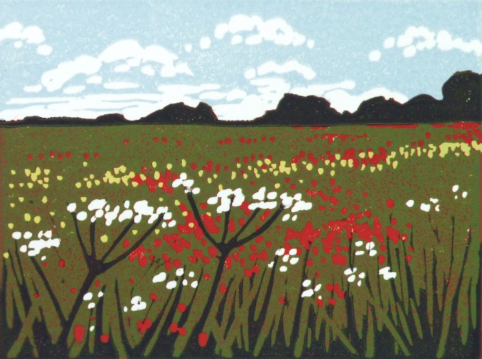 Mini Poppies and Parsley by Alexandra Buckle