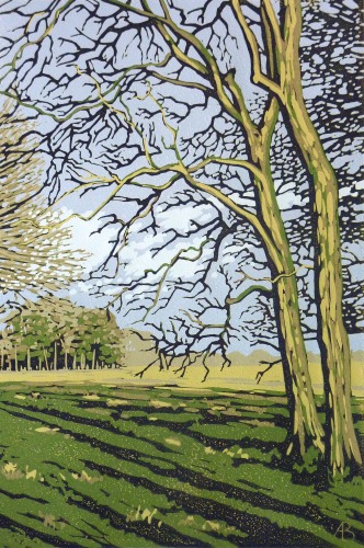 Winter Sun, Stowe by Alexandra Buckle