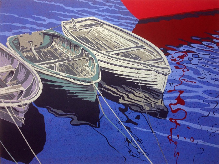 Mevagissey Boats by Alexandra Buckle