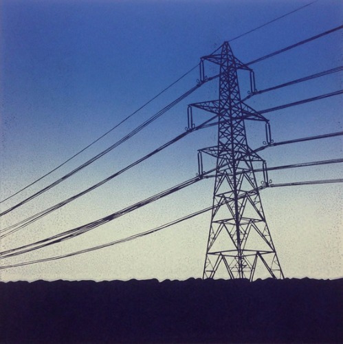 Pylon at Dusk by Alexandra Buckle