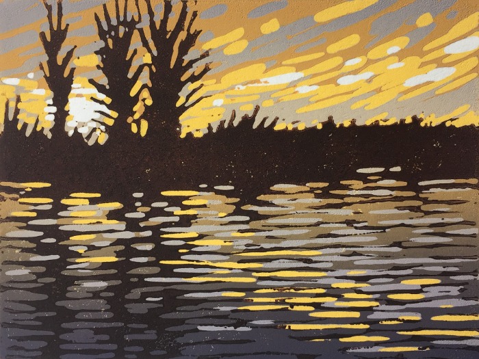 Sunset Ripples by Alexandra Buckle